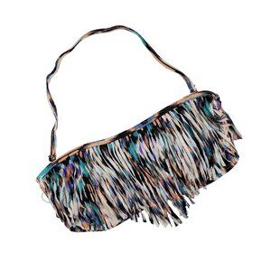 Ninety-Nine Degrees Multi-color Bikini Top sz Med